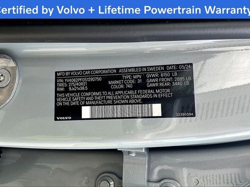 Used 2025 Volvo XC90 B6 Ultra w/ Protection Package image 45