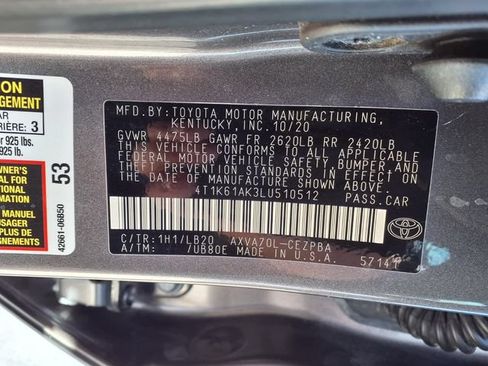 Used 2020 Toyota Camry XSE FWD image 10