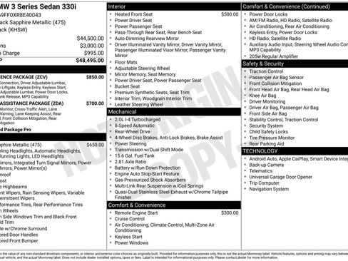 Used 2024 BMW 330i Sedan RWD image 2