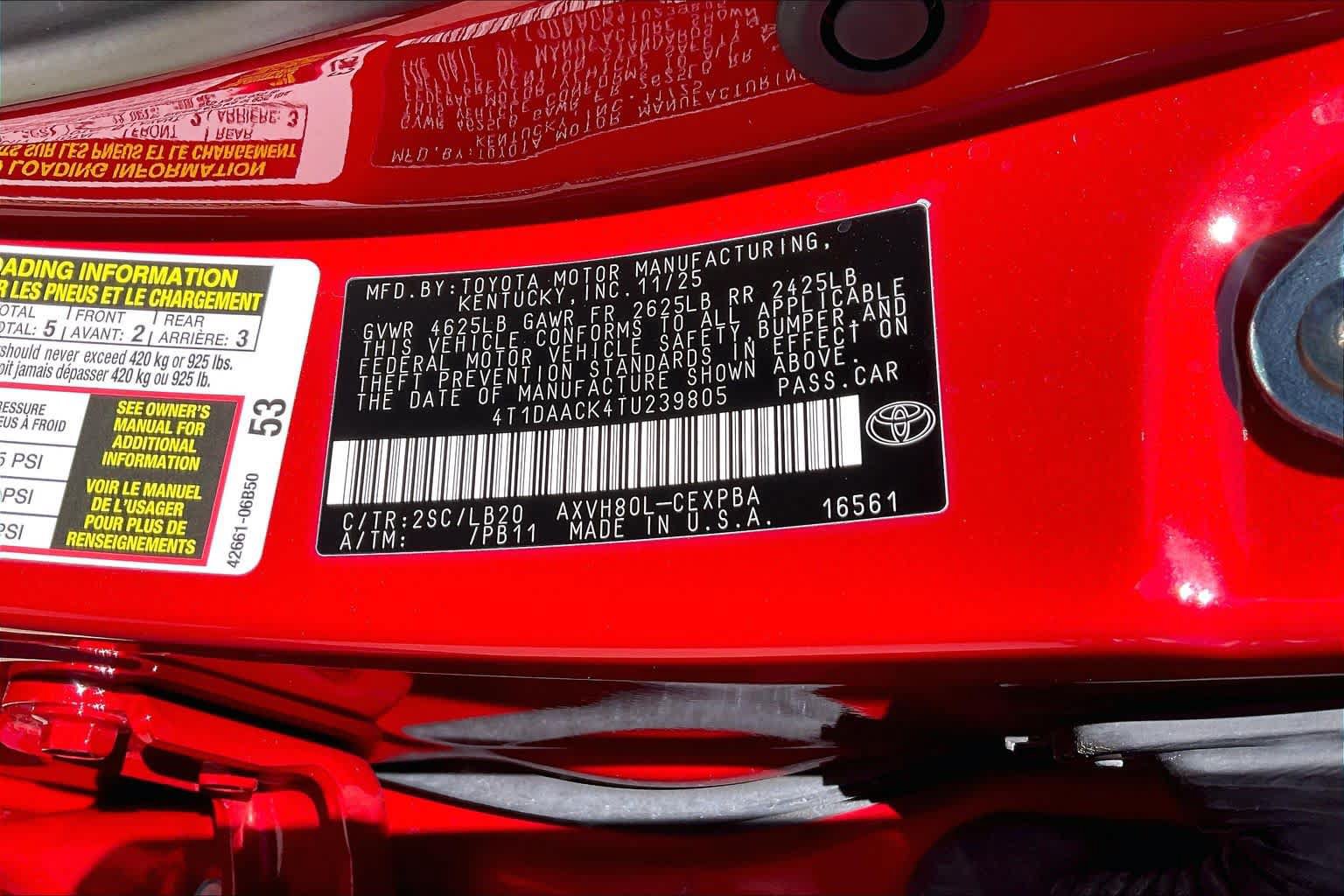 Used 2026 Toyota Camry XSE w/ Premium Package FWD image 33