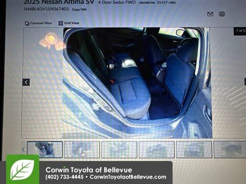 Used 2025 Nissan Altima 2.5 SV FWD image 7