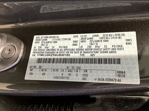 Used 2022 Ford Escape SEL image 18