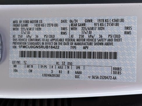 Used 2024 Ford Escape Active FWD image 10