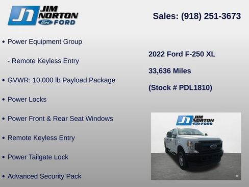 Used 2022 Ford F250 XL w/ Power Equipment Group AWD/4WD image 14