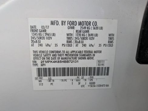 Used 2017 Ford Edge Titanium w/ Equipment Group 302A AWD/4WD image 25