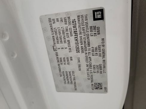 Used 2017 GMC Savana 2500 RWD image 20