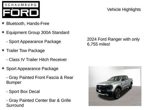 Used 2024 Ford Ranger XLT w/ Trailer Tow Package image 7