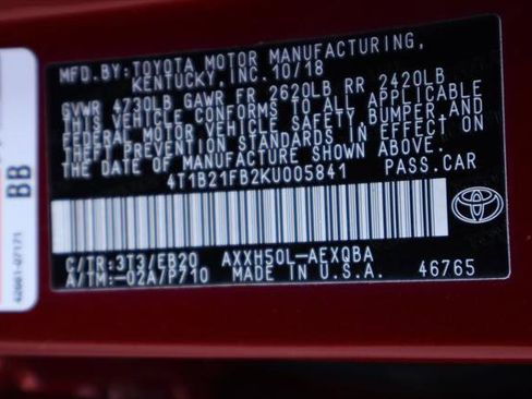 Certified 2019 Toyota Avalon XSE FWD image 23