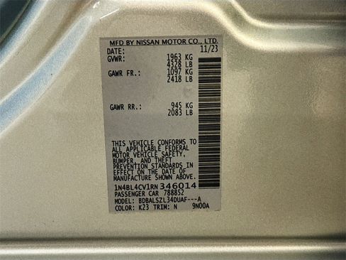 Used 2024 Nissan Altima 2.5 SR w/ SR Premium Package image 32