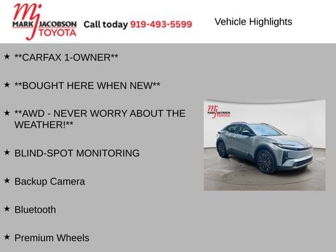 Used 2026 Toyota C-HR w/ Cold Weather Package AWD/4WD image 5