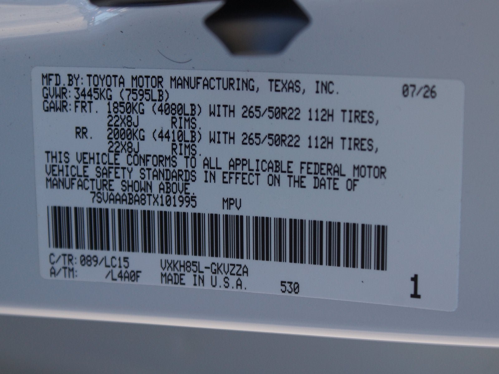 Used 2026 Toyota Sequoia Capstone AWD/4WD image 27