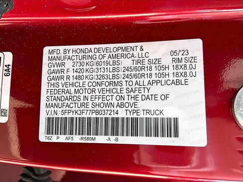 Used 2023 Honda Ridgeline RTL-E image 35