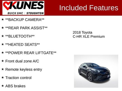 Used 2018 Toyota C-HR XLE image 2