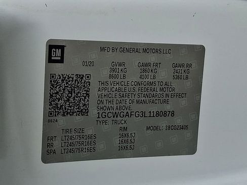 Used 2020 Chevrolet Express 2500 Work Van w/ Driver Convenience Package image 30