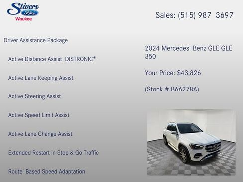 Used 2024 Mercedes-Benz GLE 350 4MATIC image 8
