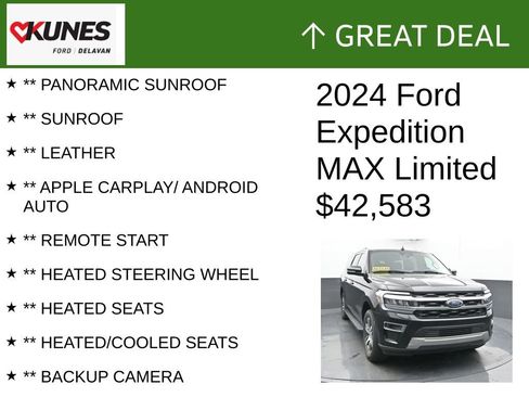 Used 2024 Ford Expedition Max Limited image 2