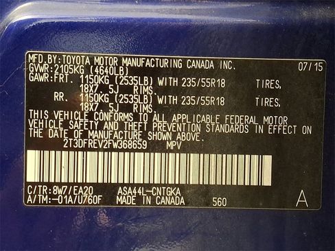 Used 2015 Toyota RAV4 Limited image 27