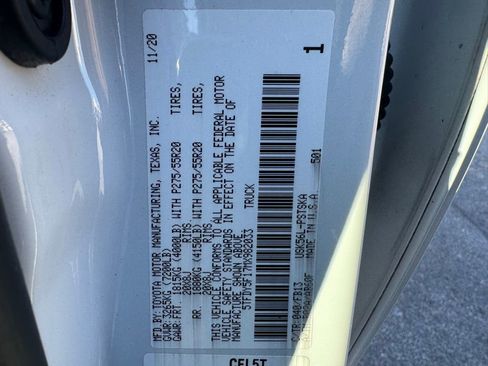 Used 2021 Toyota Tundra SR5 w/ TRD Sport Package image 32