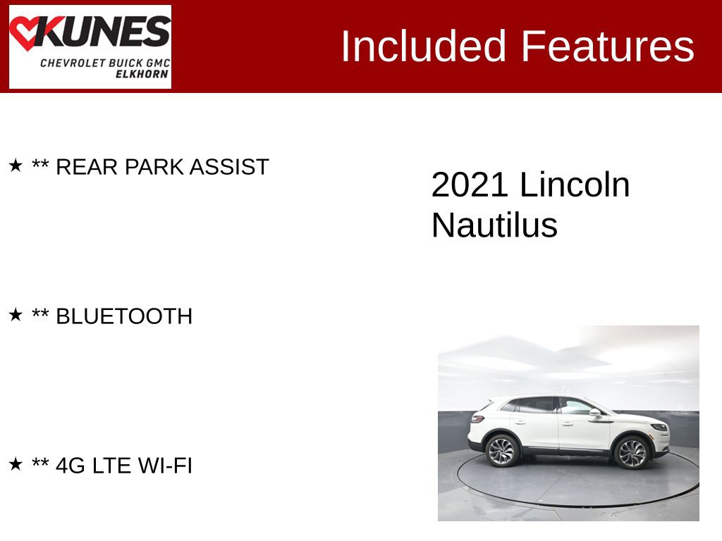 Used 2021 Lincoln Nautilus Reserve AWD/4WD image 3