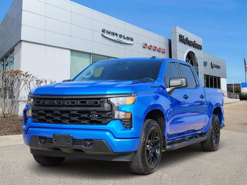 Used 2026 Chevrolet Silverado 1500 Custom w/ Turbomax Blackout Package AWD/4WD image 2