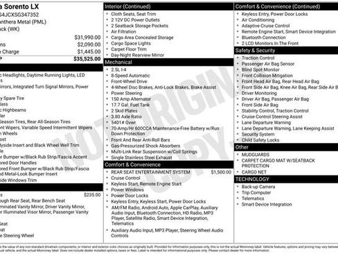 New 2025 Kia Sorento LX image 4