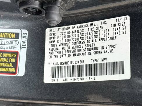 Used 2014 Honda CR-V LX image 16