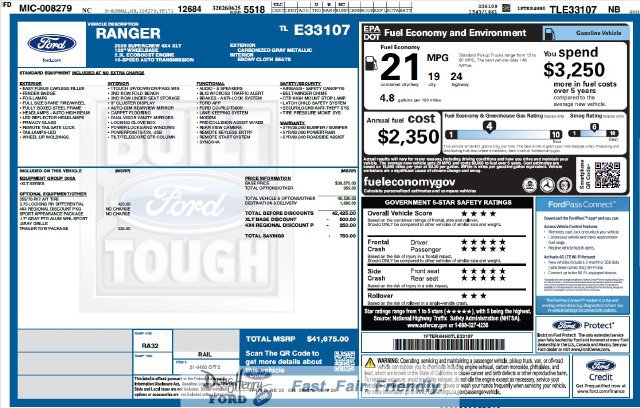 New 2026 Ford Ranger XLT w/ Trailer Tow Package AWD/4WD image 5