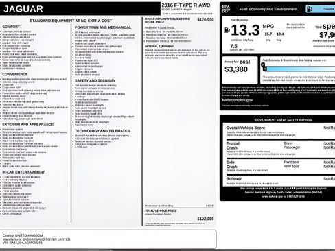Used 2016 Jaguar F-TYPE R image 27