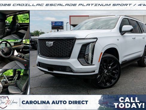 Used 2026 Cadillac Escalade Platinum Sport w/ LPO, ONYX Package AWD/4WD image 1