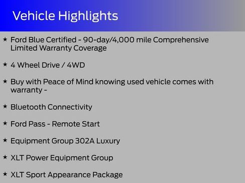 Used 2018 Ford F150 XLT w/ Equipment Group 302A Luxury AWD/4WD image 5