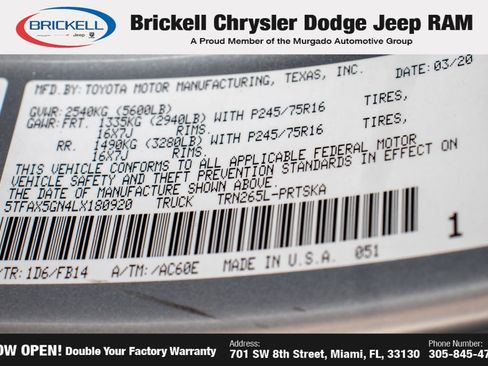 Used 2020 Toyota Tacoma SR w/ SR Convenience Package image 33