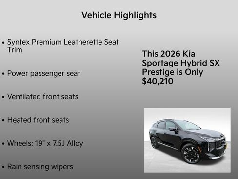 New 2026 Kia Sportage SX Prestige image 10