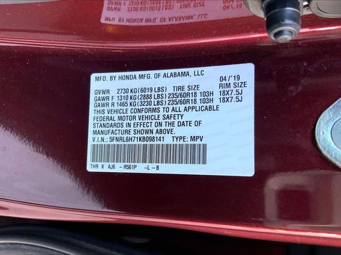 Used 2019 Honda Odyssey EX-L image 34