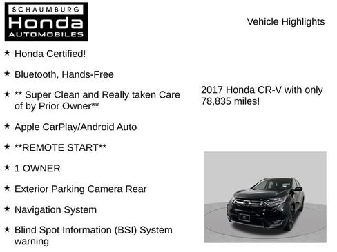 Certified 2017 Honda CR-V Touring image 14