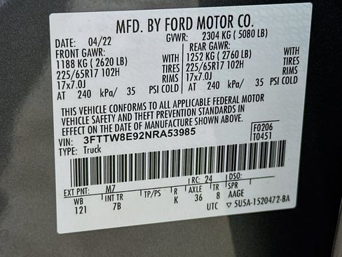 Used 2022 Ford Maverick XLT FWD image 35
