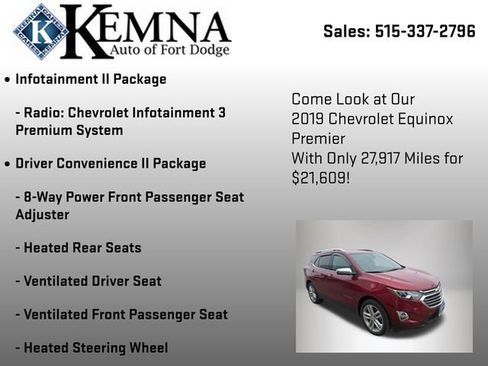 Used 2019 Chevrolet Equinox Premier image 15