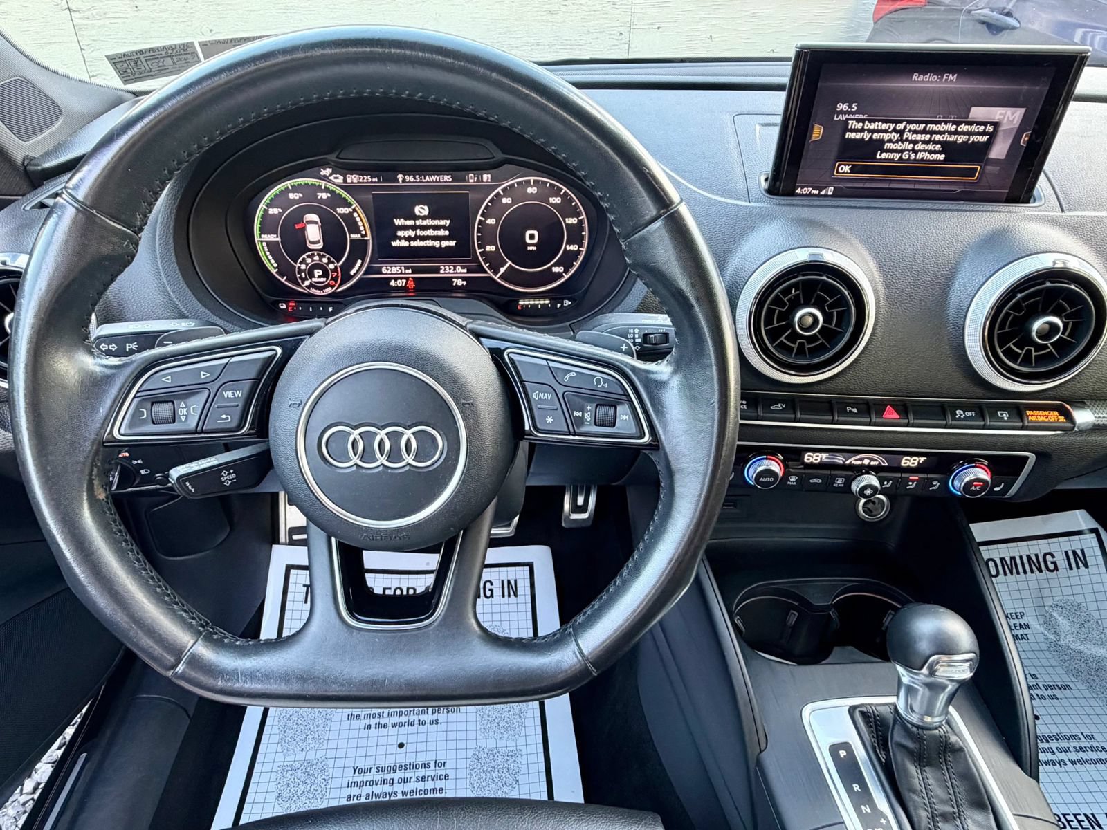 Used 2017 Audi A3 e-tron Premium Plus w/ Technology Package FWD image 33