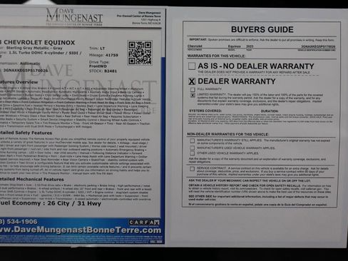 Used 2023 Chevrolet Equinox LT image 18