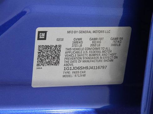 Used 2018 Chevrolet Sonic LT w/ Convenience Package image 21