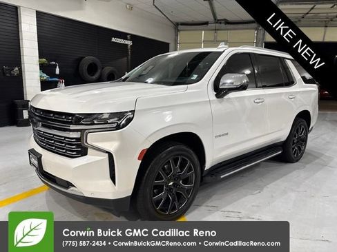 Certified 2021 Chevrolet Tahoe Premier w/ Premium Package AWD/4WD image 1