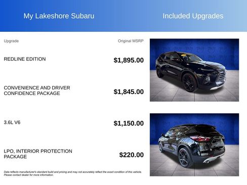 Used 2021 Chevrolet Blazer LT w/ Redline Edition AWD/4WD image 8