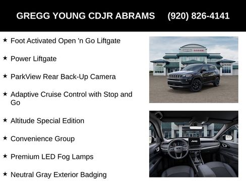 New 2026 Jeep Compass Latitude w/ Quick Order Package 29K image 25