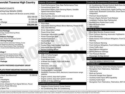 New 2026 Chevrolet Traverse High Country FWD image 4