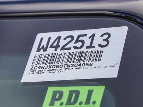 New 2026 Jeep Wrangler Unlimited Sport AWD/4WD image 29