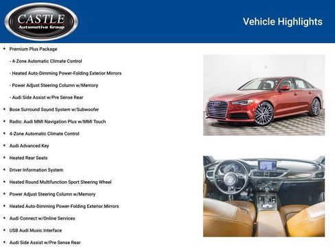 Used 2017 Audi A6 2.0T Premium Plus w/ Premium Plus Package image 8