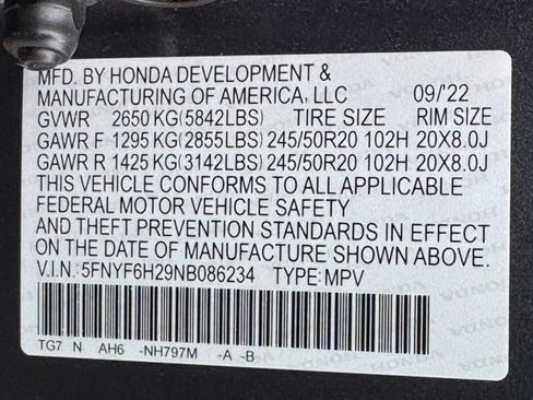 Used 2022 Honda Pilot Special Edition image 34
