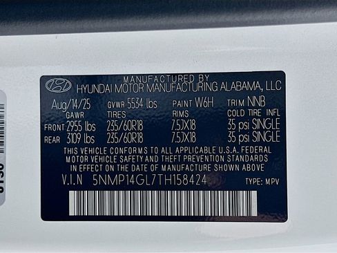 New 2026 Hyundai Santa Fe SE image 23