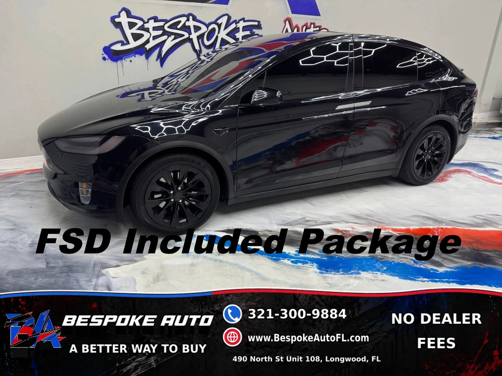 Used 2016 Tesla Model X 90D AWD/4WD image 1
