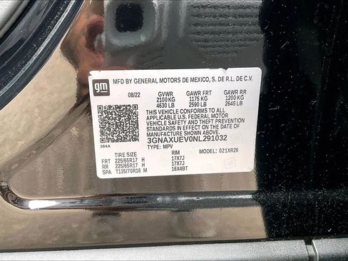 Used 2022 Chevrolet Equinox LT AWD/4WD image 25
