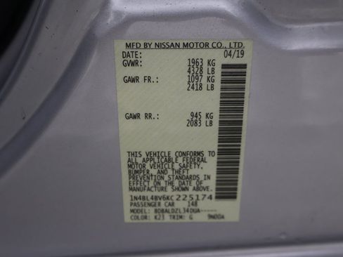 Used 2019 Nissan Altima 2.5 S image 39